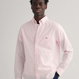 GANT Grid Tattersall Checked Button-Down Collar Casual Pure Cotton Shirt-picture-17