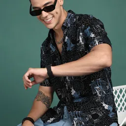 SHOWOFF Men Standard Slim Fit Opaque Checked Casual Shirt-image-38