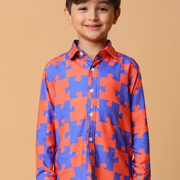TALES & STORIES Boys Printed Casual Shirt-image-57