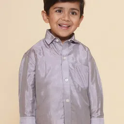 Sethukrishna Boys Spread Collar Party Shirt-image-34