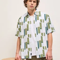 THE BEAR HOUSE Men Opaque Printed Casual Shirt-image-66