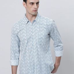 THE SOUL PATROL Abstract Printed Cotton Spread Collar Opaque Casual Shirt-image-82