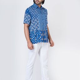 Kartikeya Jaipur Relaxed Opaque Printed Cotton Casual Shirt-image-89