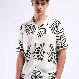 Flying Machine Men Opaque Printed Casual Shirt-picture-17