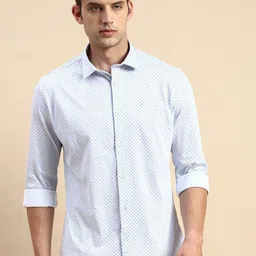 SHOWOFF Comfort Slim Fit Polka Dots Printed Cotton Casual Shirt-image-23