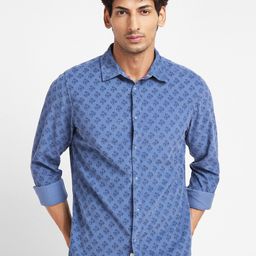 Being Human Slim Fit Opaque Printed Casual Shirt-image-89