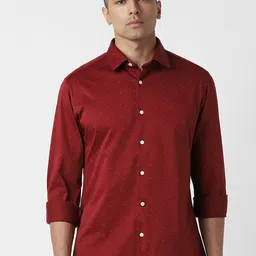 Van Heusen Sport Men Slim Fit Micro Ditsy Printed Casual Shirt-image-39