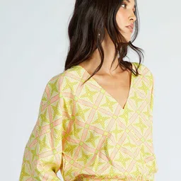 KIABI Women Floral Printed Co-Ords Set-image-38