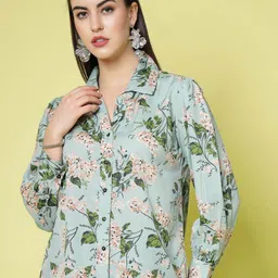 plusS Floral Printed Casual Shirt-picture-28