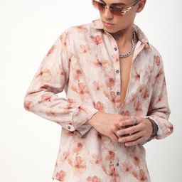 VASTRADO Men Classic Cutaway Collar Floral Printed Casual Shirt-picture-6