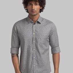 Parx Slim Fit Floral Opaque Printed Casual Shirt-image-44