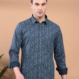 Canary London Men Smart Slim Fit Floral Opaque Printed Casual Shirt-image-48