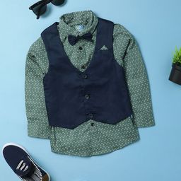 V-Mart Boys Geometric Printed Cotton Casual Shirt-image-25