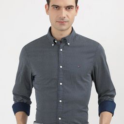Tommy Hilfiger Men Opaque Printed Casual Shirt-picture-2