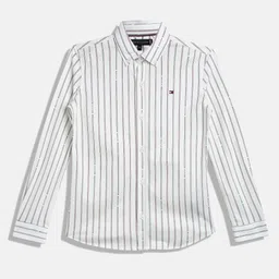 Tommy Hilfiger Boys Opaque Striped Casual Shirt-picture-31