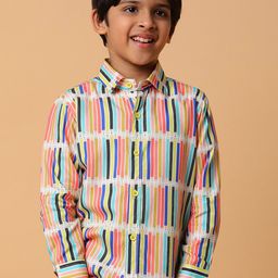TALES & STORIES Boys Striped Casual Shirt-image-64