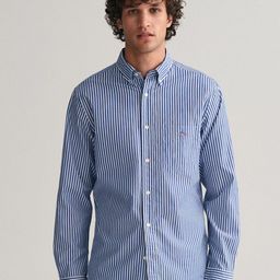 GANT Men Button-Down Collar Vertical Striped Cotton Casual Shirt-image-69