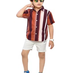 BAESD Boys Comfort Opaque Striped Casual Shirt-image-64