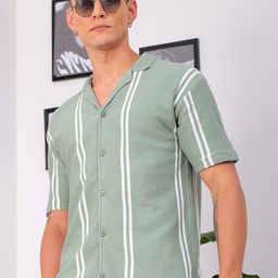 The Indian Garage Co Men Multi Stripes Opaque Striped Casual Shirt-image-64