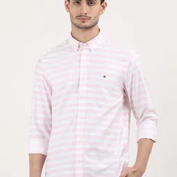 Tommy Hilfiger Men Horizontal Stripes Opaque Striped Casual Shirt-picture-23