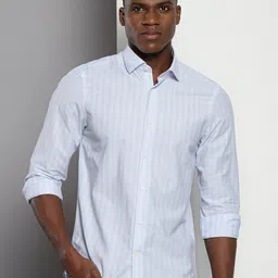 Tommy Hilfiger Vertical Striped Pure Cotton Casual Shirt-picture-25