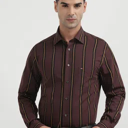 Tommy Hilfiger Men Opaque Striped Casual Shirt-picture-38