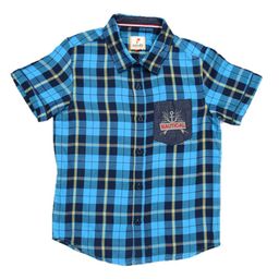 JusCubs Boys Checks Cotton Casual Shirt-image-43