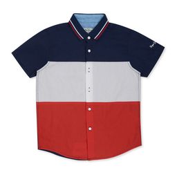 Pepe Jeans Boys Red Colourblocked Casual Shirt-picture-5