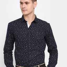 J White by Vmart Men Classic Printed Formal Cotton Shirt-image-18