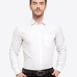 D Kumar Men White Standard Formal Cotton Shirt-image-32