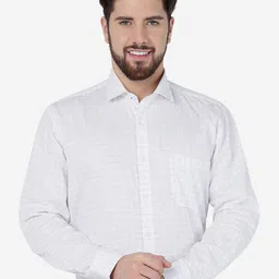 JADE BLUE Men Checked Cotton Opaque Formal Shirt-image-53