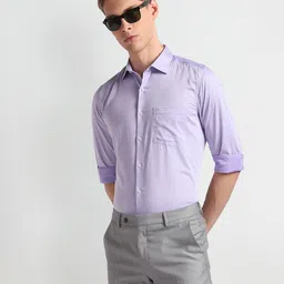 Arrow Regular Fit Cotton Opaque Autopress Formal Shirt-picture-45