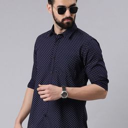 THE SOUL PATROL Micro Ditsy Printed Cotton Casual Shirt-image-71