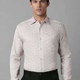 Louis Philippe Men Opaque Printed Formal Shirt-image-69