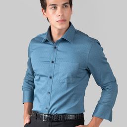 MUTAQINOTI Men Comfort Printed Cotton Formal Shirt-picture-26