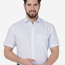Greenfibre Micro Ditsy Printed Formal Shirt-image-28