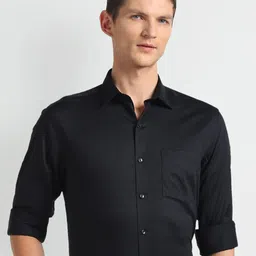 Arrow Long Sleeves Pure Cotton Autopress Formal Shirt-image-37