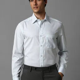 Louis Philippe Men Opaque Striped Formal Shirt-picture-3
