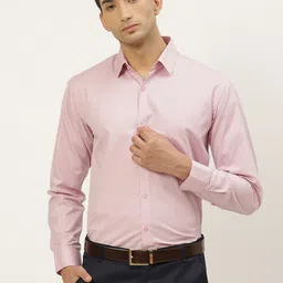 SOJANYA Men Pink Classic Striped Formal Shirt-image-54