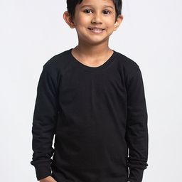Friskers Boys Black Pure Cotton T-shirt-image-23