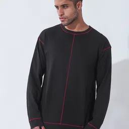 Maniac Long Sleeve Boxy Cotton T-shirt-image-32