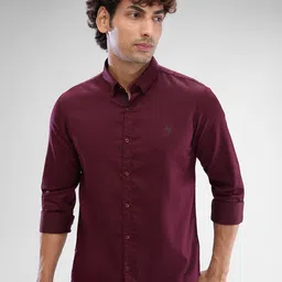 SPYKAR Men Solid Slim Fit Opaque Casual Shirt-picture-45