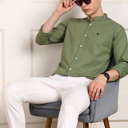 FUBAR Men Slim Fit Opaque Casual Shirt-picture-22