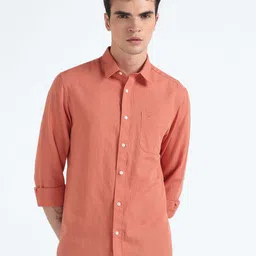 Flying Machine Slim Fit Cotton Linen Casual Shirt-picture-47