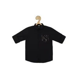 Allen Solly Junior Boys Slim Fit Contrast Pocket Casual Shirt-image-4