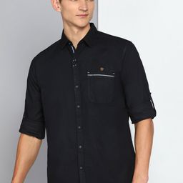 Kuons Avenue Smart Slim Fit Spread Collar Linen Casual Shirt-image-67