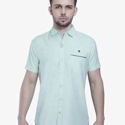 Kuons Avenue Smart Spread Collar Slim Fit Linen Casual Shirt-image-55