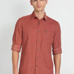 Arrow Sport Slim Fit Corduroy Pure Cotton Casual Shirt-picture-37
