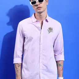 KETCH Slim Fit Opaque Printed Casual Shirt-image-25