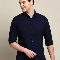 INVICTUS Sport Slim Fit Twill Weave Cotton Casual Shirt-image-85